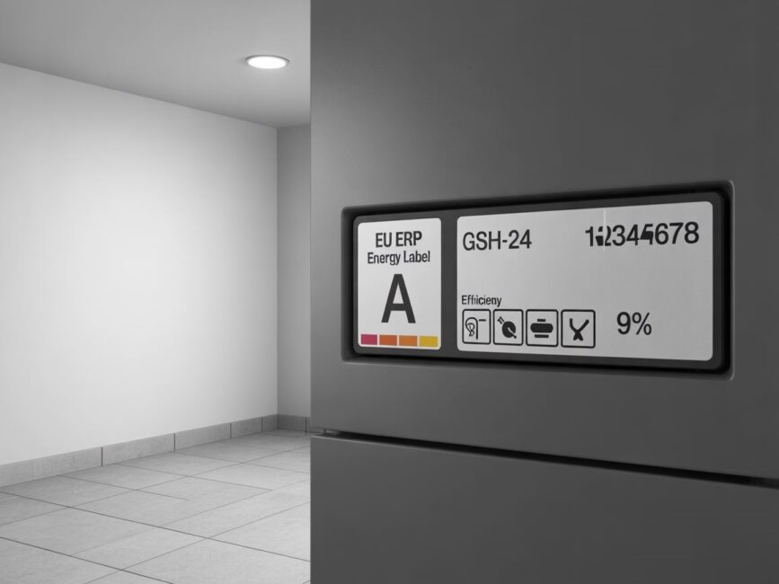 Modern gas boiler panel