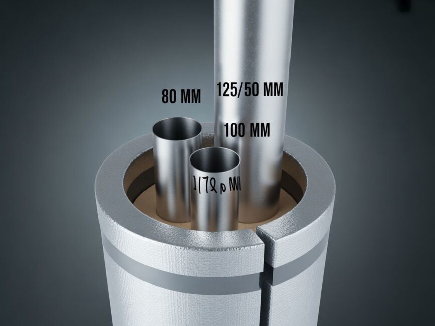 izolowany przewód dymowy