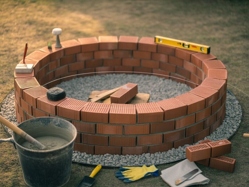 okrągłe palenisko ceglaneyoutube