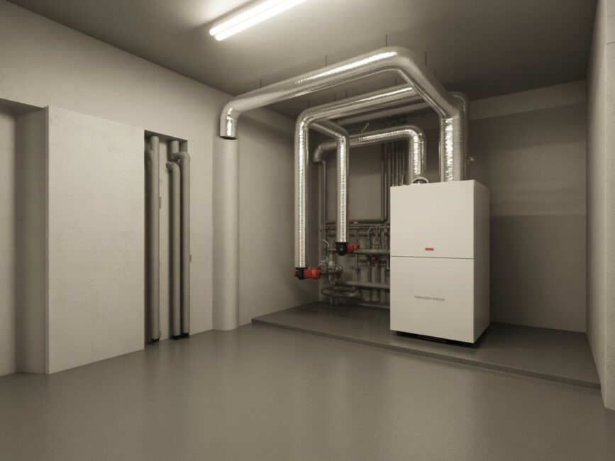 ściany akryl lateks w kotłownidrylok+1