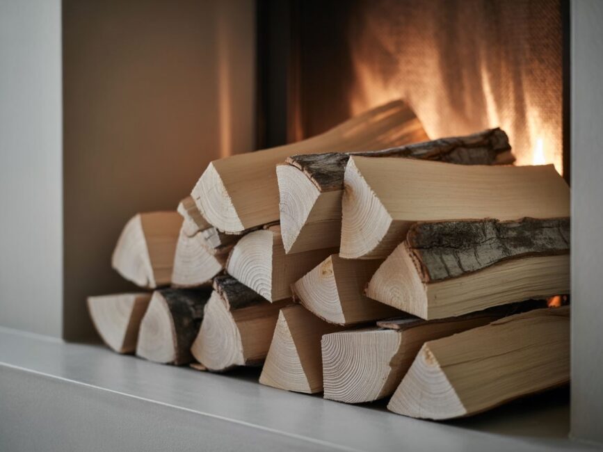 spalanie jesionu ciepło