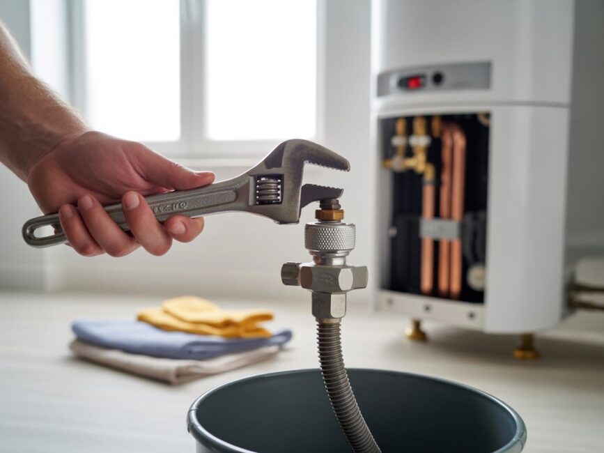 wiadro podłączone do wężamagbud+1